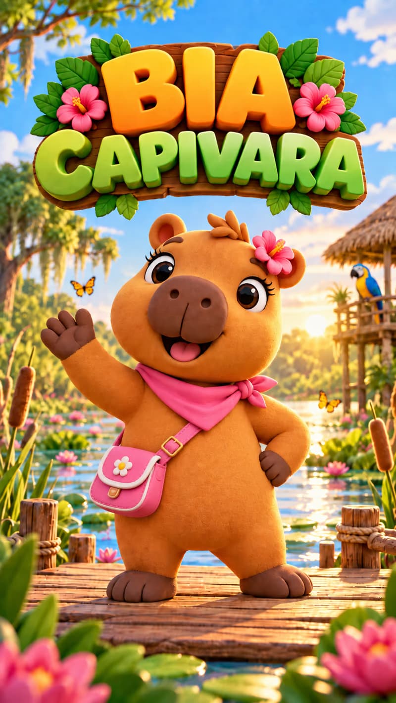 Bia Capivara, capivara da turma do AniMaria